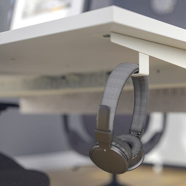 Ikea MITTZON - Desk base, white, 120/140/160x80 cm