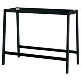 MITTZON underframe for conference table, black, 140x68x103 cm
