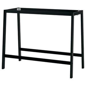 Ikea MITTZON - Base for meeting table, black, 140x68x103 cm