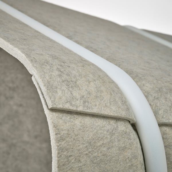 MITTZON focus workstation, beige/white, 95x87x155 cm