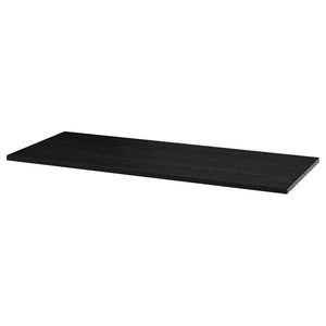 Ikea MITTZON - Additional top, black stain/ash veneer, 120x48 cm