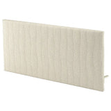 MITTZON acoustic screen for desk, Gunnared beige, 165x72 cm