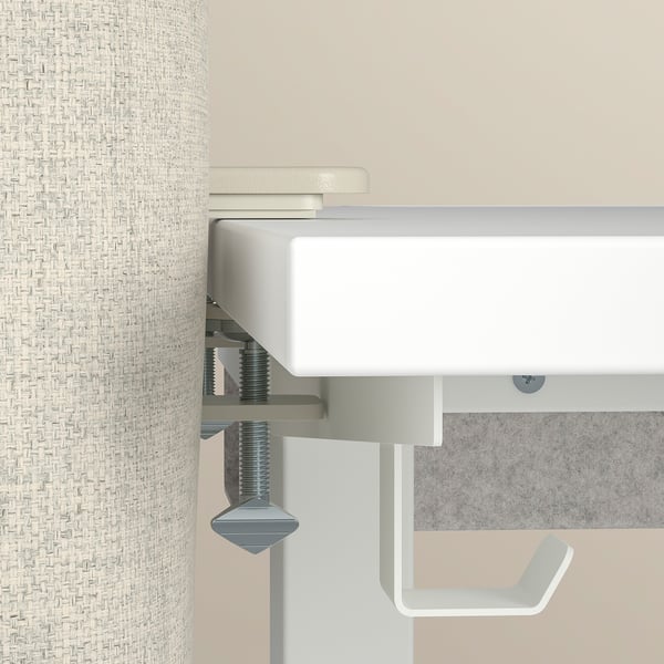 MITTZON acoustic screen for desk, Gunnared beige, 70x72 cm