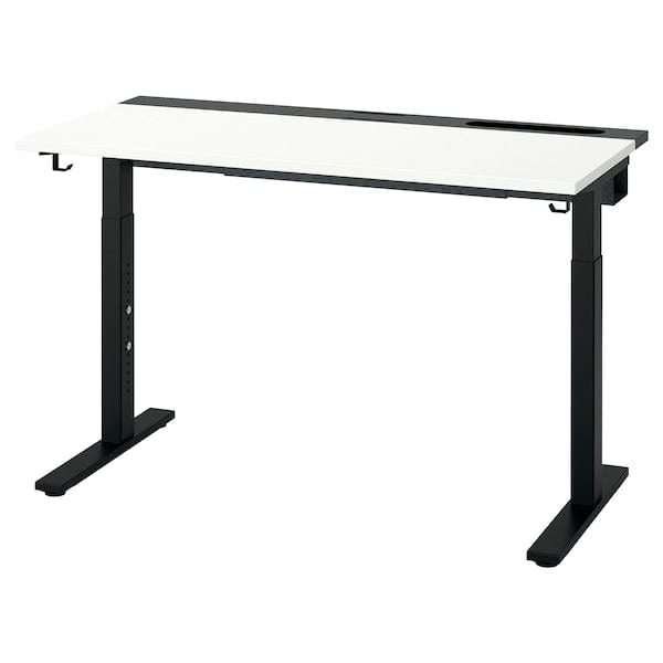 Ikea MITTZON - Desk, white/black,120x60 cm