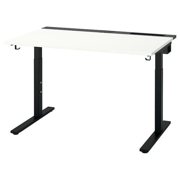 Ikea MITTZON - Desk, white/black, 120x80 cm