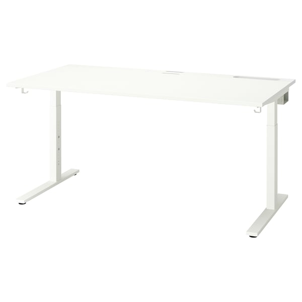 MITTZON desk, white, 160x80 cm