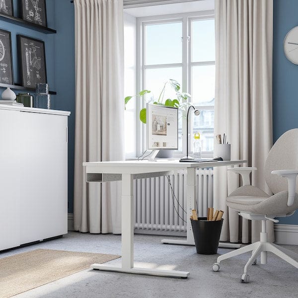 Ikea MITTZON - Desk, white, 140x80 cm