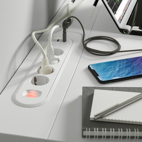 Ikea MITTZON - Desk, white,160x60 cm