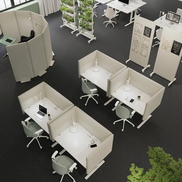 MITTZON desk, white, 120x80 cm