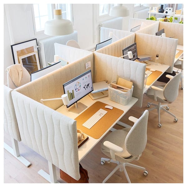 Ikea MITTZON - Desk, white, 140x80 cm