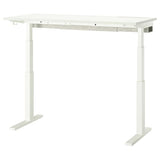 MITTZON desk sit/stand, electric white, 140x60 cm