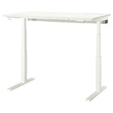 MITTZON desk sit/stand, electric white, 140x80 cm