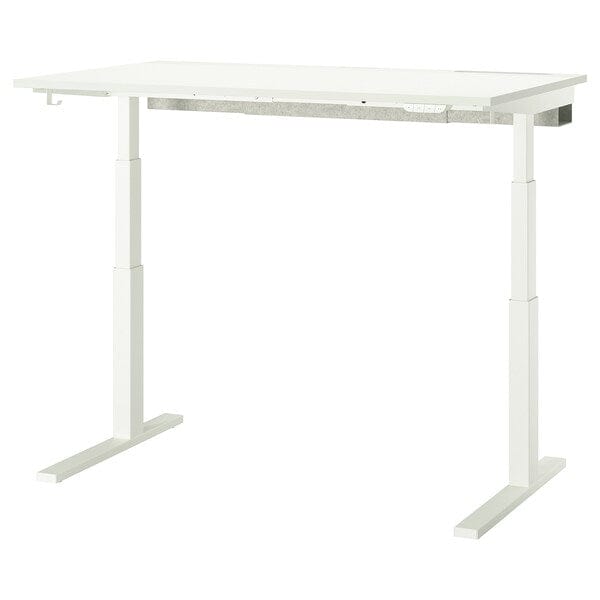 Ikea MITTZON - Height-adjustable desk, electric white,140x80 cm