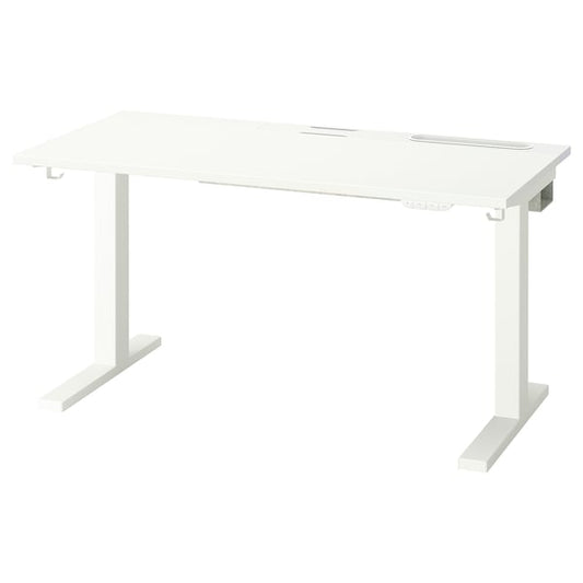 Ikea MITTZON - Scrivania regolabile in altezza, elettrico bianco,120x60 cm
