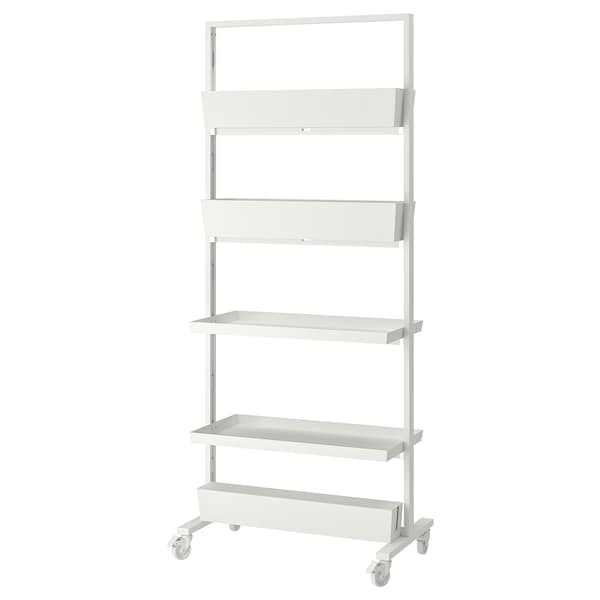 Ikea MITTZON - Frame w cstrs/disp shlf/cable box, white, 85x205 cm