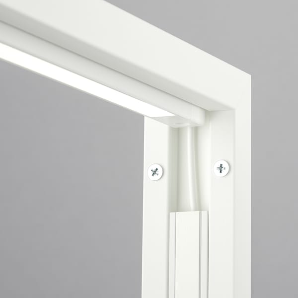 Ikea MITTZON - Frame w cstrs/disp shlf/cable box, white, 85x205 cm