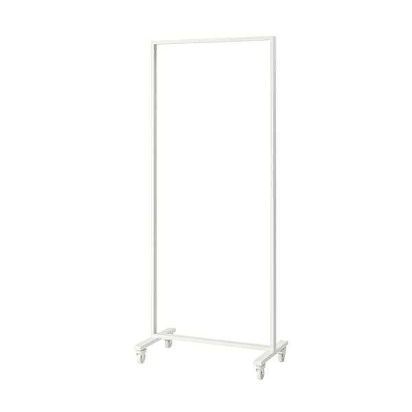 MITTZON - MITTZON Frame with castors, white, 85x205x50 cm