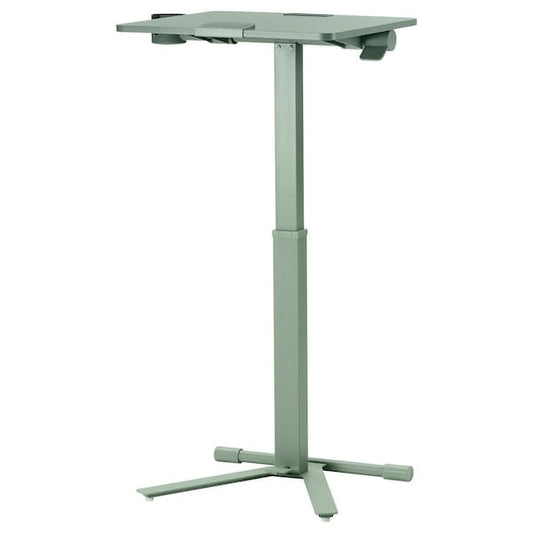 Ikea MITTZON - Laptop table with castors, green, 66x50 cm