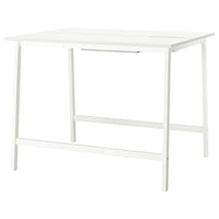 MITTZON conference table, white, 140x108x105 cm
