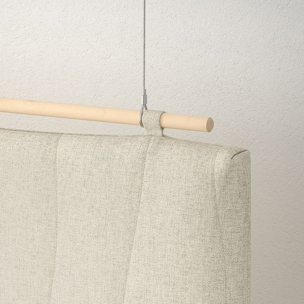 MITTZON acoustic baffle set, Gunnared beige, 96x226 cm