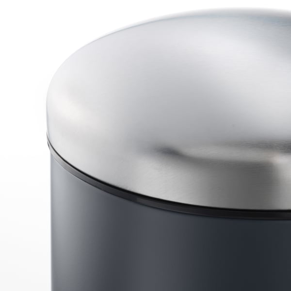 MJÖSA pedal bin, dark grey, 12 l