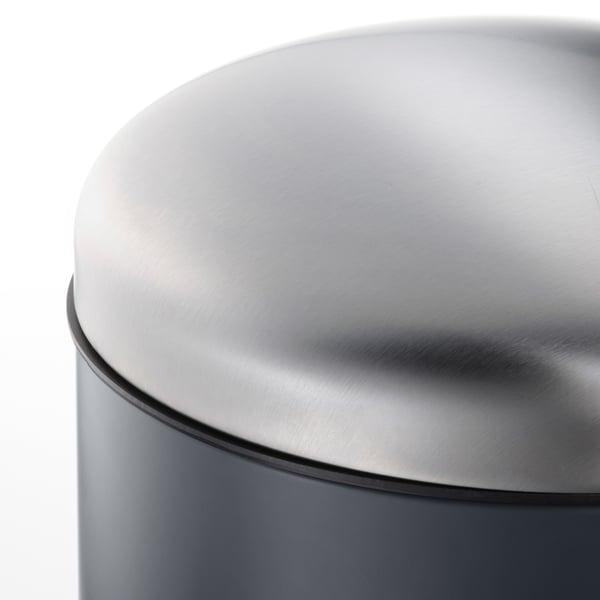 MJÖSA pedal bin, dark grey, 30 l