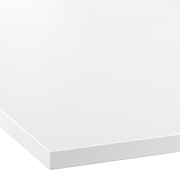 MÖCKLERYD worktop, white/laminate, 123x2.2 cm