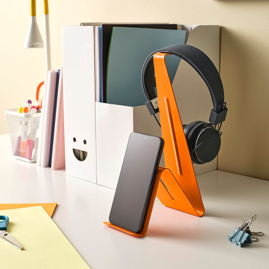 MÖJLIGHET headset/tablet stand, orange