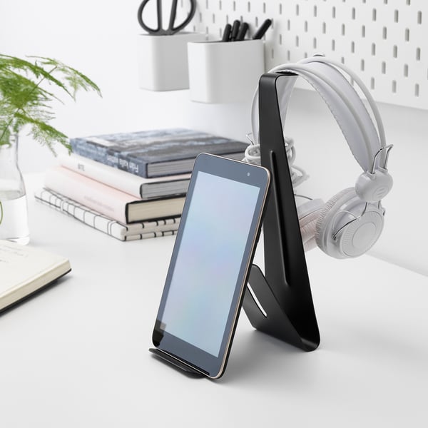 MÖJLIGHET headset/tablet stand, black