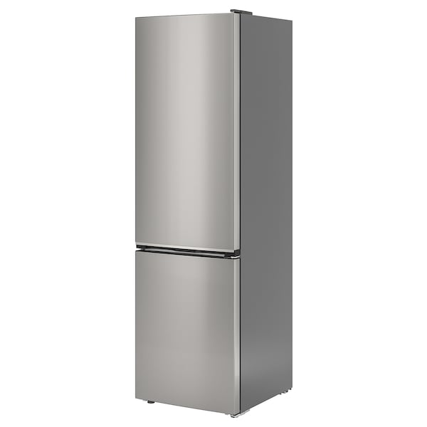 Ikea MÖLNÅS - Refrigerator/freezer, IKEA 700 freestanding/color stainless steel,249/106 l