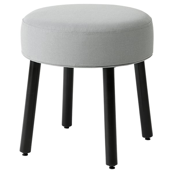 MÖRTFORS pouffe, Diseröd grey, 47x47 cm