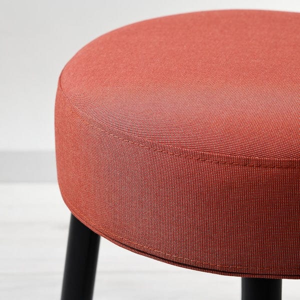 Ikea MÖRTFORS - Pouf, Diseröd rosso,47x47 cm