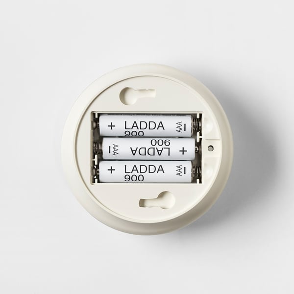 MOLGAN LED lighting, white/battery-operated, 8 cm