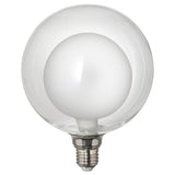 MOLNART LED bulb E27 200 lumen, double globe clear glass, 150 mm