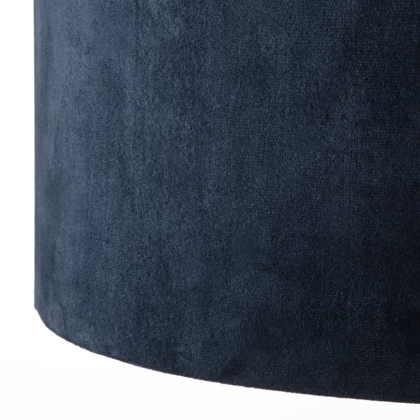 MOLNSKIKT lamp shade, dark blue velvet, 42 cm