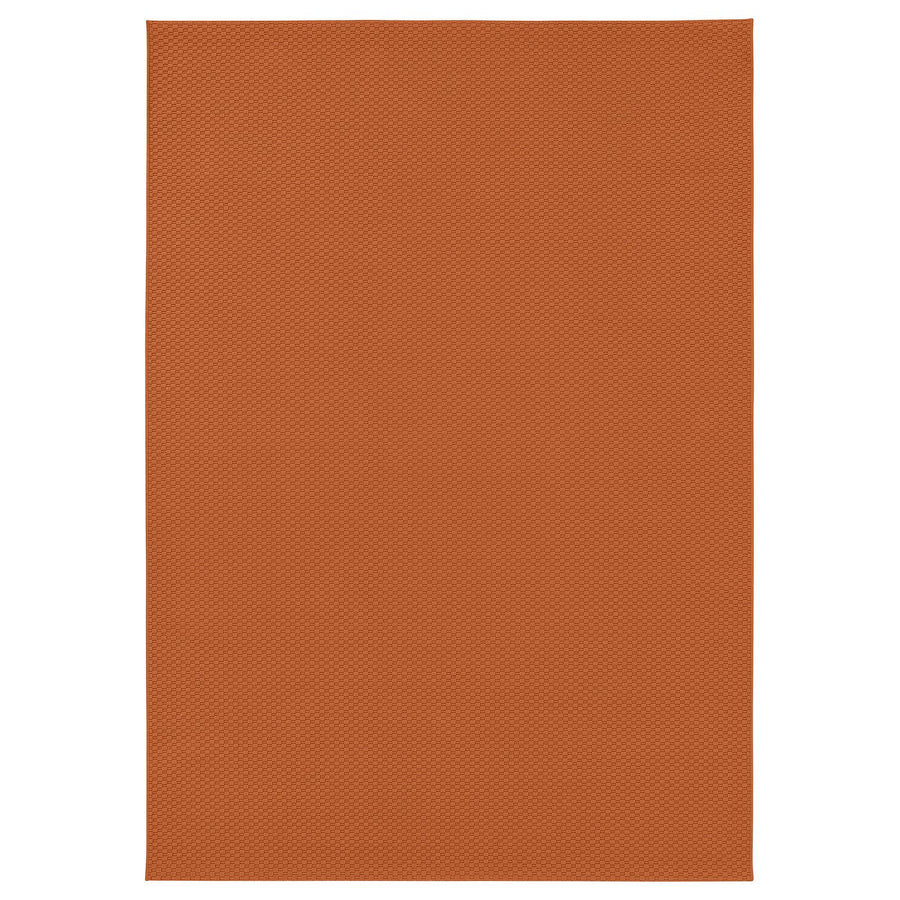 MORUM rug flatwoven, in/outdoor, orange, 230x160 cm
