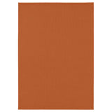 MORUM rug flatwoven, in/outdoor, orange, 160x230 cm