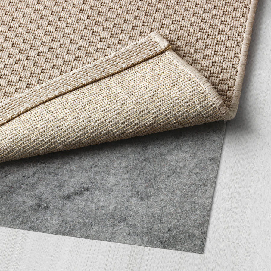 MORUM rug flatwoven, in/outdoor, beige, 80x200 cm