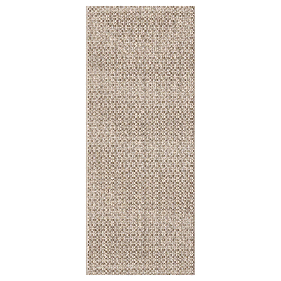 MORUM rug flatwoven, in/outdoor, beige, 150x60 cm