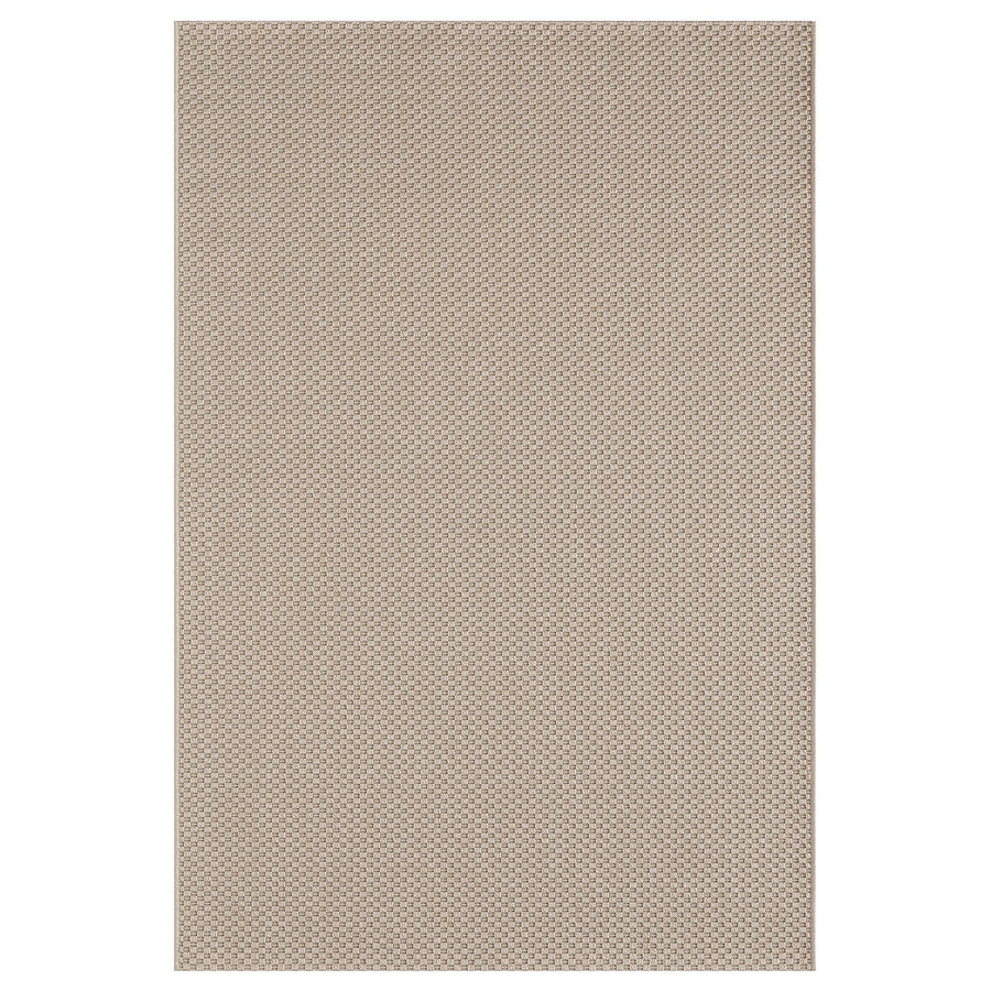 MORUM rug flatwoven, in/outdoor, beige, 180x120 cm