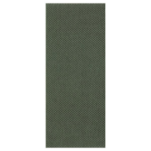 MORUM rug flatwoven, in/outdoor, dark green, 60x150 cm