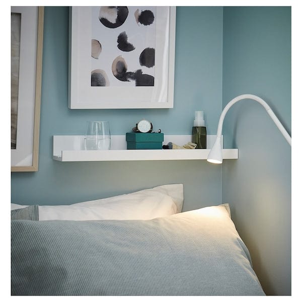 Ikea MOSSLANDA - Picture ledge, white, 55 cm