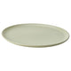 MOSSMAL plate, dot pattern/light green, 22 cm