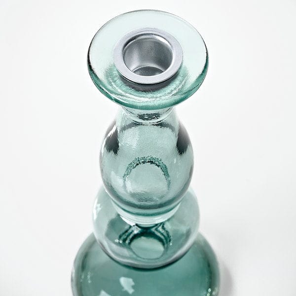 Ikea MYRMOSAIK - Candlestick, green,22 cm