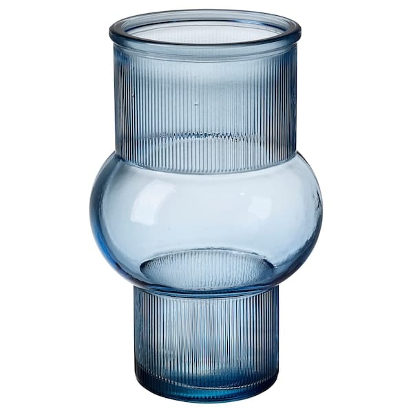 Ikea MYRMOSAIK - Vaso, blu,17 cm