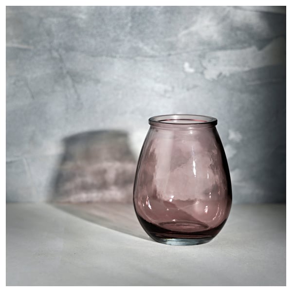 MYRMOSAIK vase, pink, 13 cm