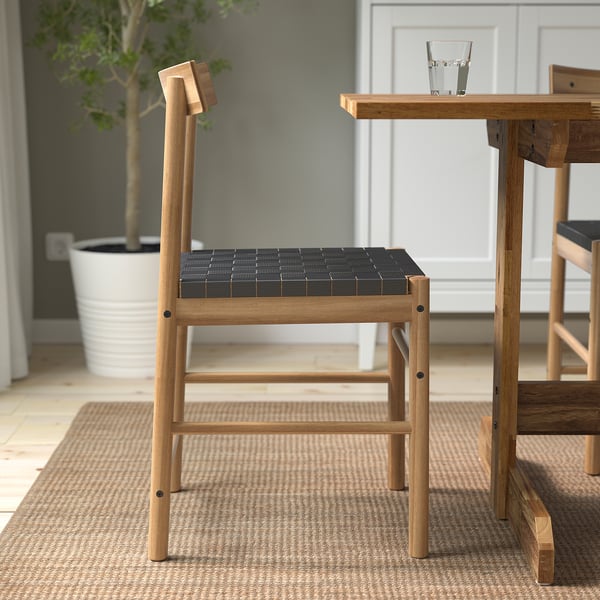 NACKANÄS chair, acacia, 45x81x47 cm