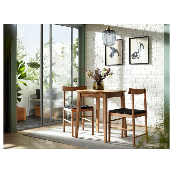 NACKANÄS chair, acacia, 45x81x47 cm