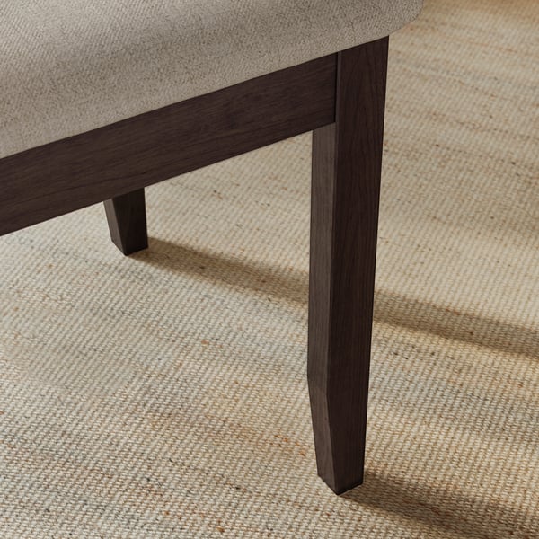 NÄSINGE / NÄSINGE table and 2 chairs, gateleg table dark brown stained beech veneer/dark brown stained Kilanda light beige, 48/104/159x85 cm