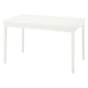NÄSINGE extendable table, white, 130/190x80 cm